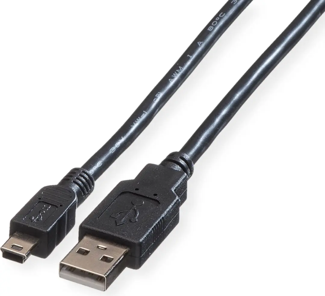 Roline USB 2.0 Kabel A naar Mini 5-Pin