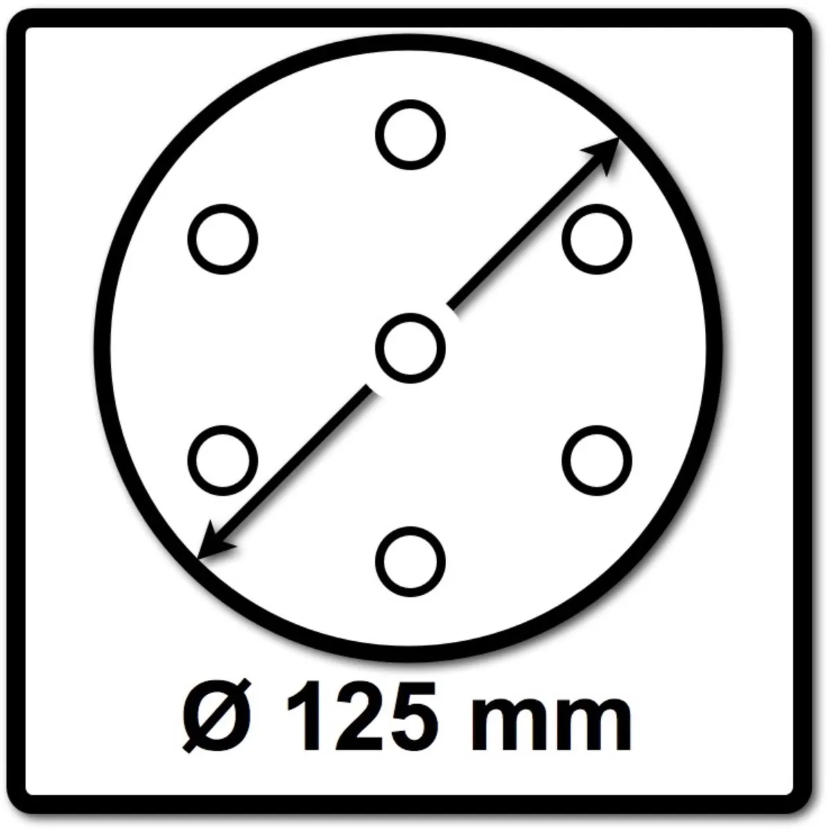 Makita 125mm K240 Schuurpapier Klittenband - 50 Stuks - afbeelding 6 van 6
