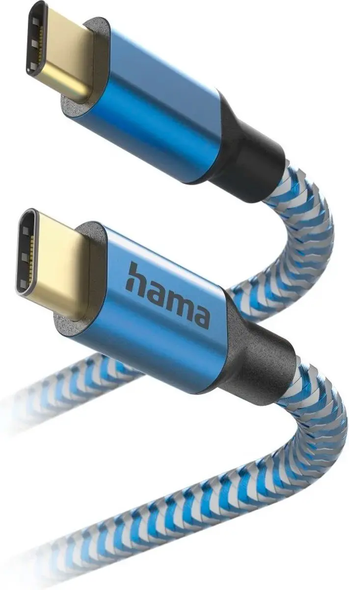 Hama USB-C Kabel 3A 480Mbps 150cm - Blauw