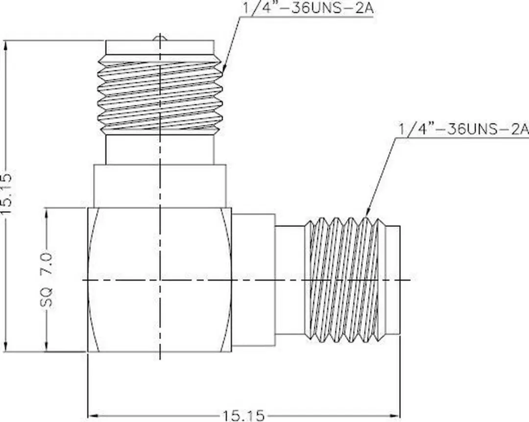 Delock RP-SMA naar SMA Haakse Adapter 50 Ohm 3 GHz - Goud