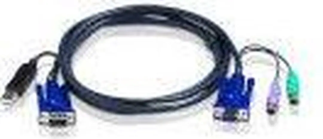 Aten 2L-5502UP KVM Combo Kabel - PS/2/USB/VGA Wit