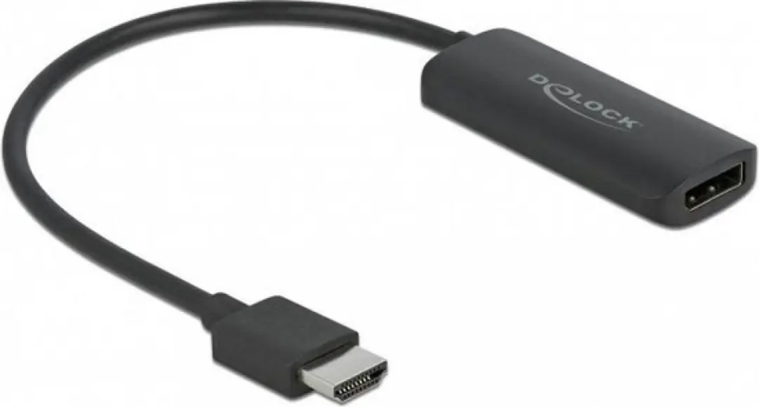 Delock 63206 HDMI naar DisplayPort Adapter - Zwart