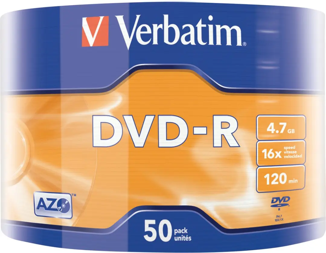 Verbatim DVD-R Matt Silver 4.7GB