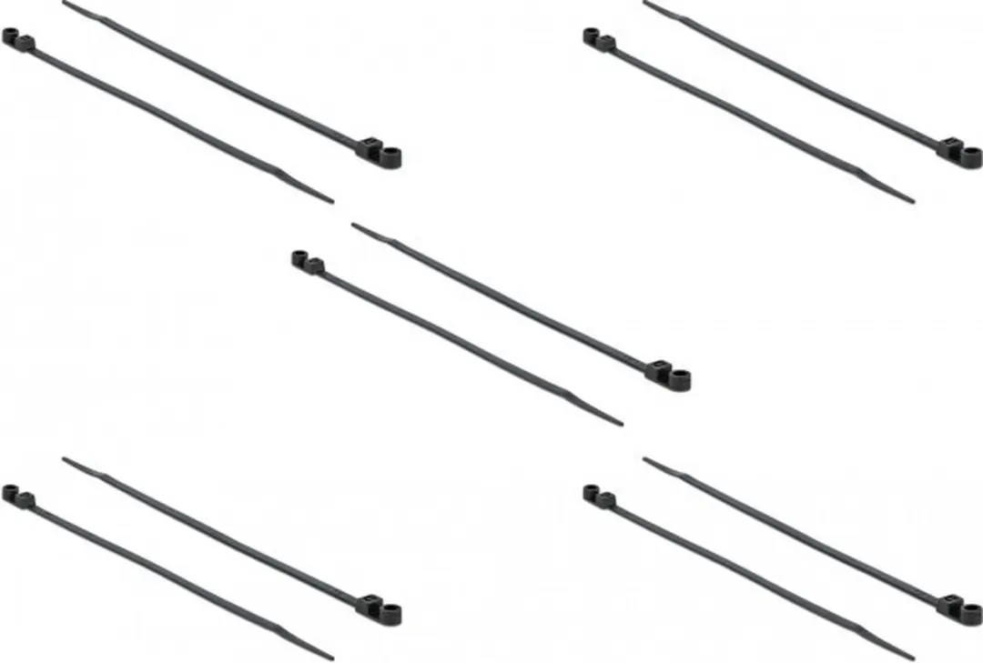 Delock Tie-wraps 160x4,8mm - 10 Stuks