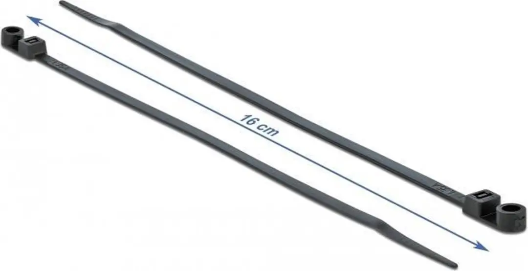 Delock Tie-wraps 160x4,8mm - 10 Stuks