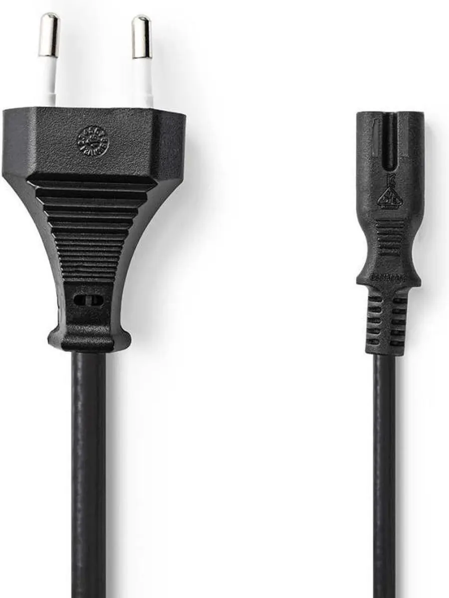 Nedis Stroomkabel CEGL11040BK20 - 2.00m - IEC-320-C7 - Zwart