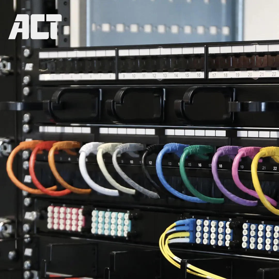 ACT UTP Cat 6 Netwerkkabel 1m - 5 Stuks