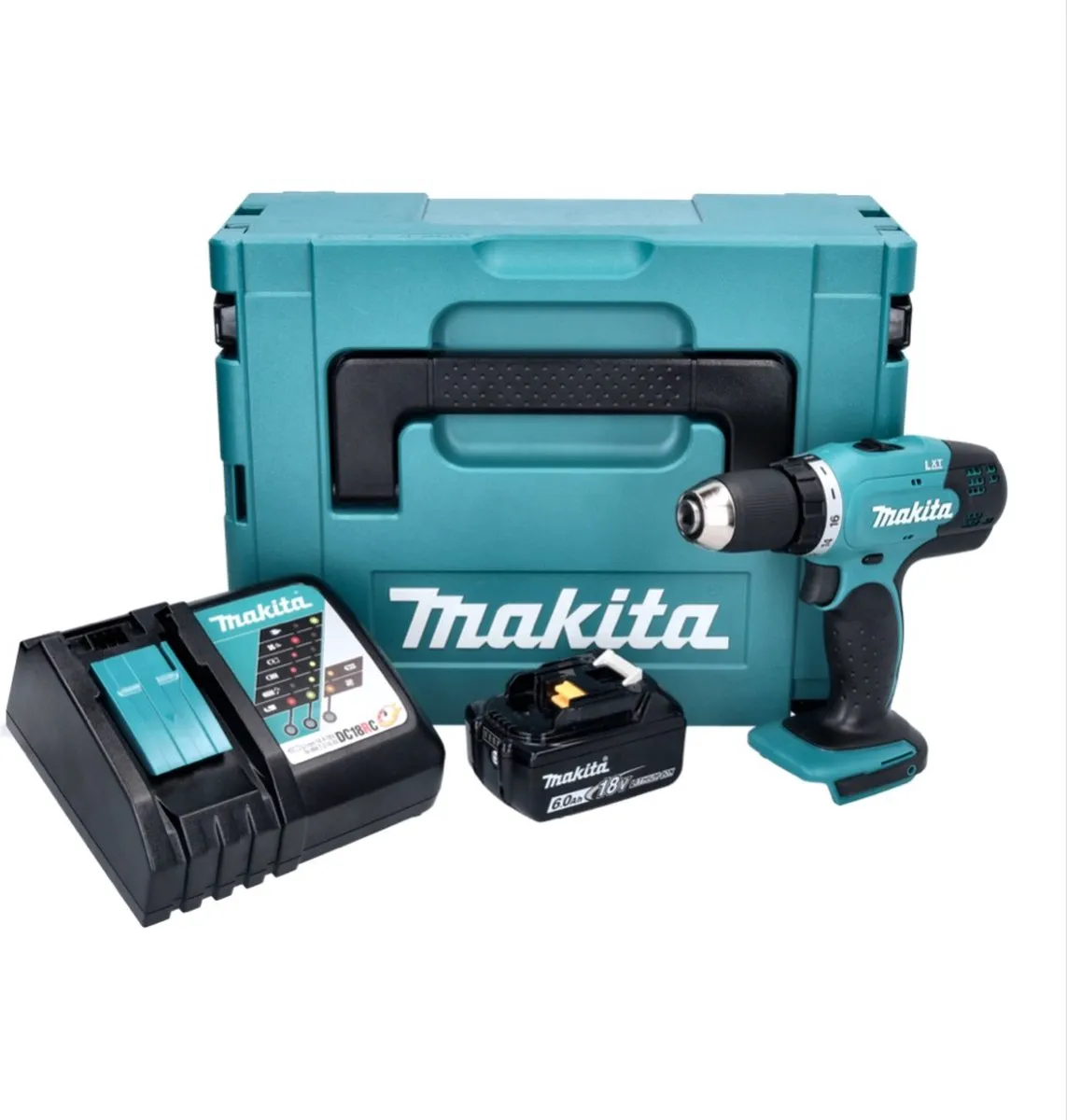 Makita DDF453RG1J Accuboormachine 18V 42Nm - 1x 6.0Ah Accu - afbeelding 2 van 5