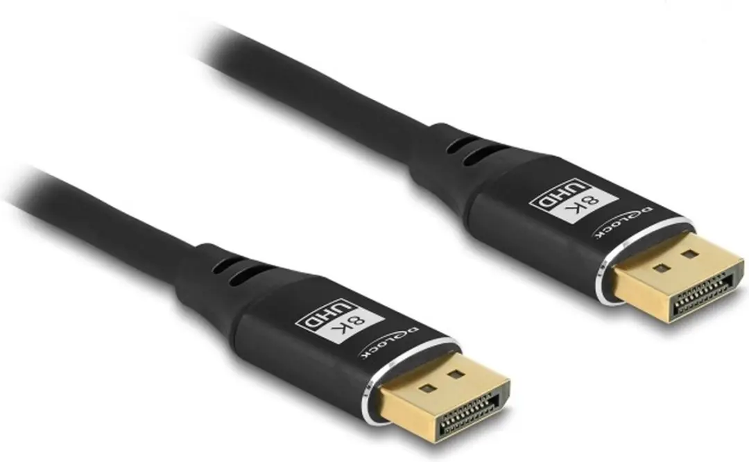 Delock DisplayPort Kabel 8K 3m - Zwart