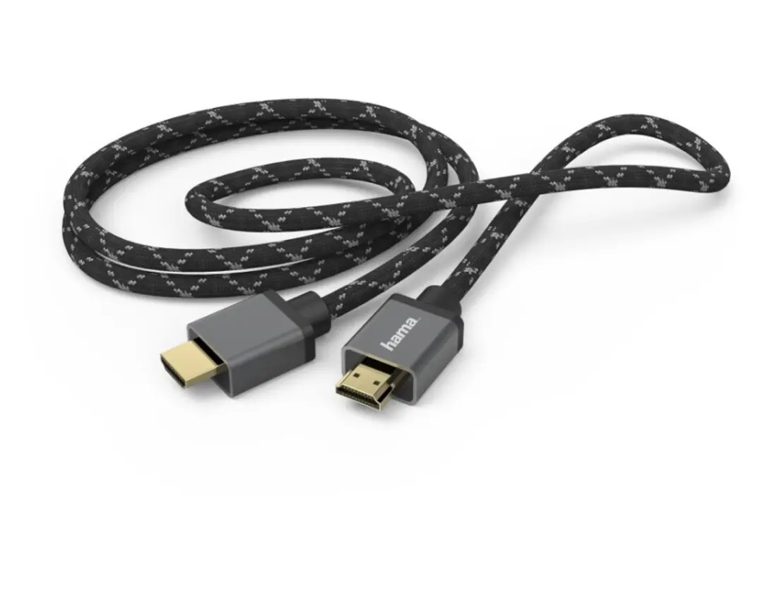 Hama Ultra High-speed HDMI-kabel 8K 5m - Zwart/Grijs