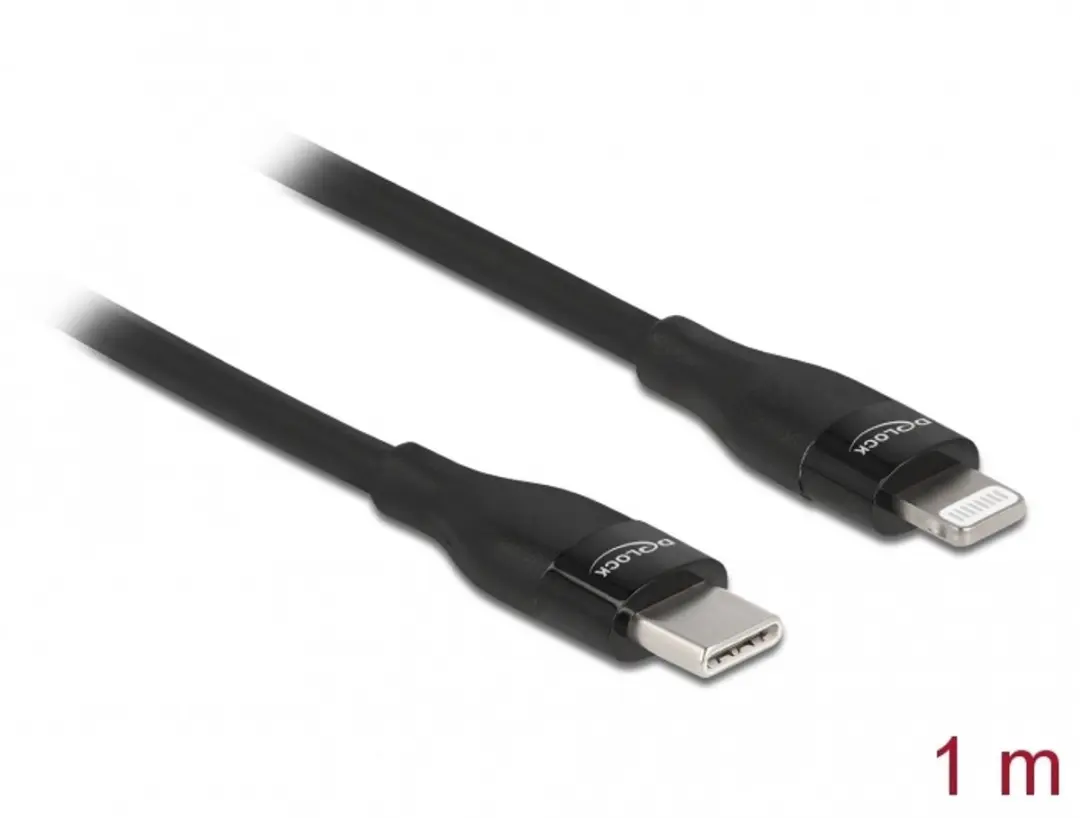 Delock USB-C naar Lightning Kabel 1m