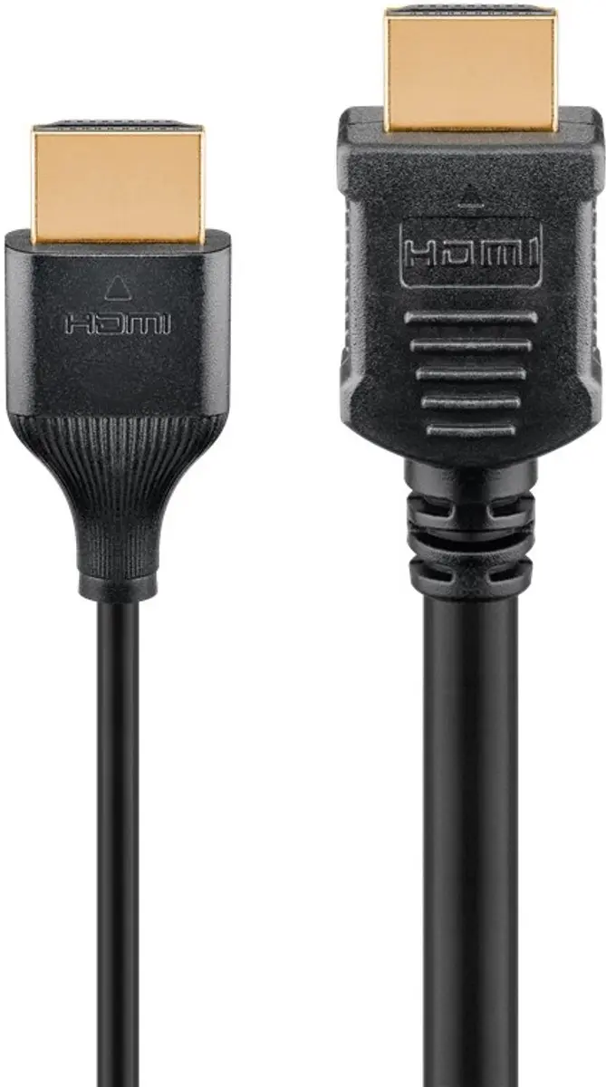 Goobay Slim HDMI High Speed Kabel 2m - Zwart