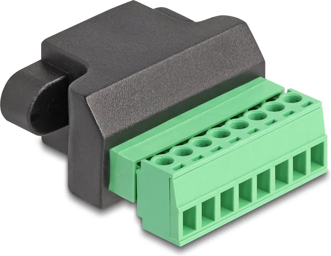 Delock RJ45 naar Terminal Block Adapter 8-pins