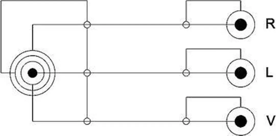 Goobay 3,5mm Jack 4-polig Haaks TRRS Composietkabel - 1m - 10 Stuks