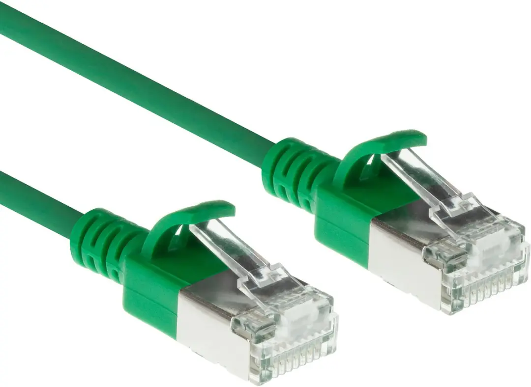 ACT DB7751 Groene CAT6A Patchkabel 1,5m
