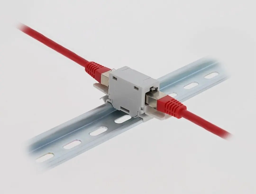 Delock RJ45 Coupler Cat.6A Grijs