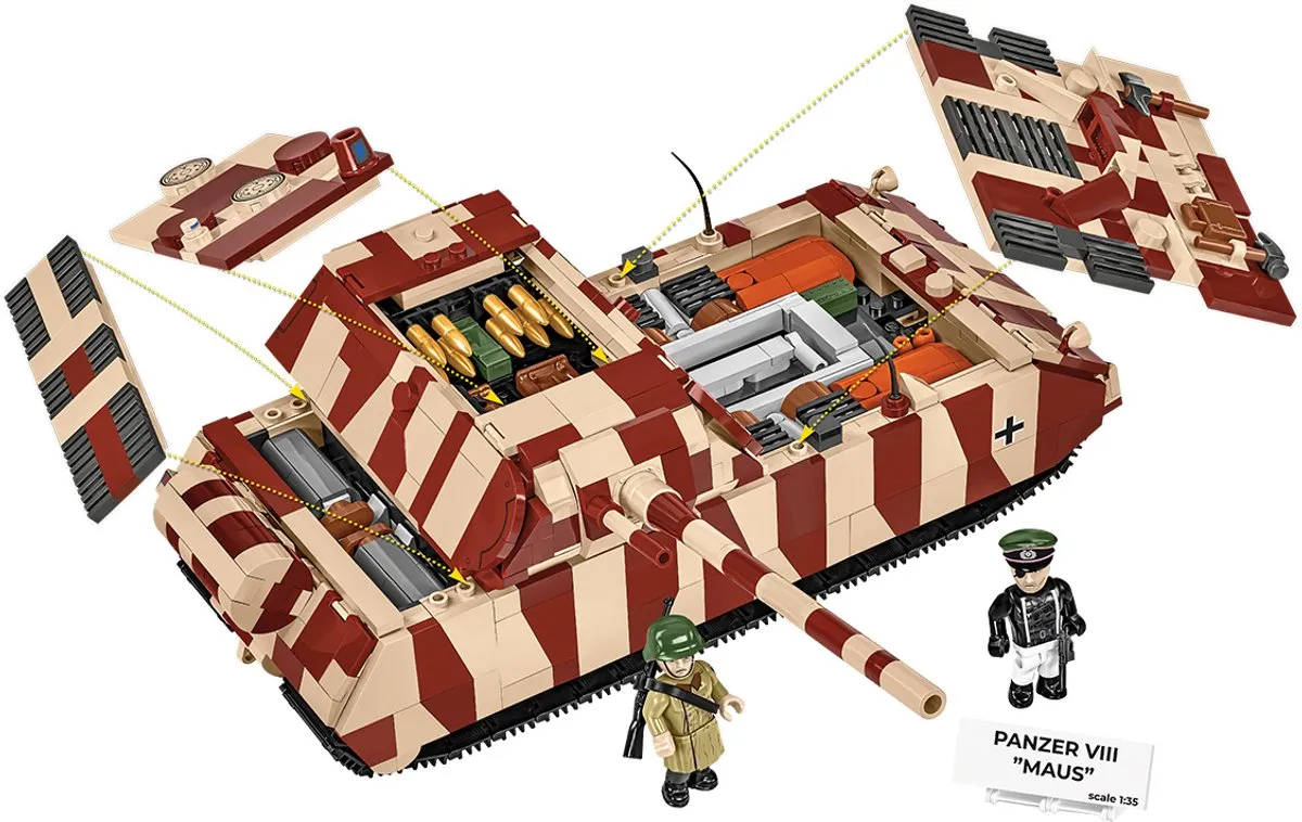 Cobi 3138 Panzer VIII Maus - 1342 Stukken