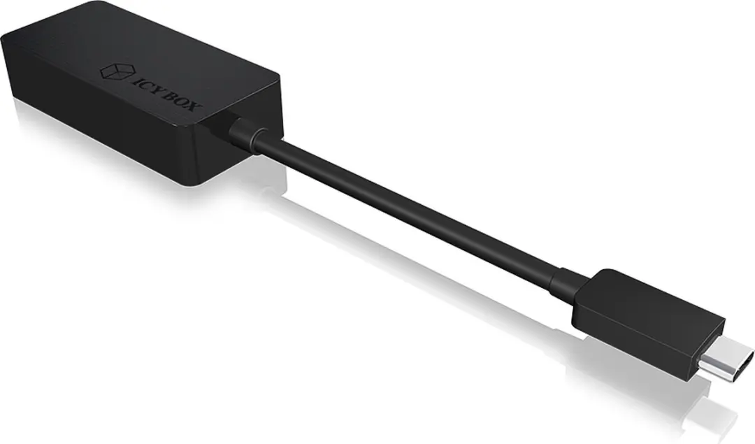 Icy Box USB-C naar HDMI Adapter - Zwart