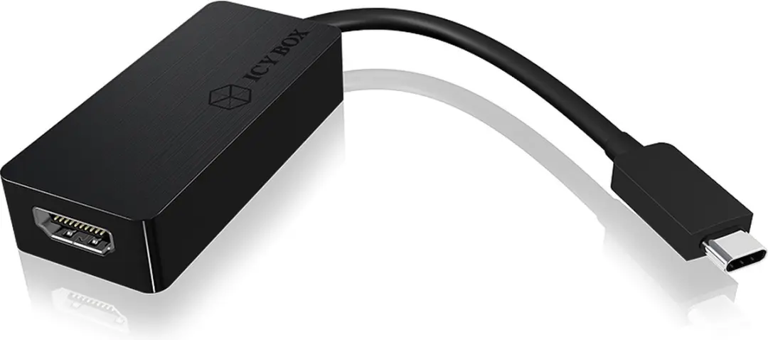 Icy Box USB-C naar HDMI Adapter - Zwart