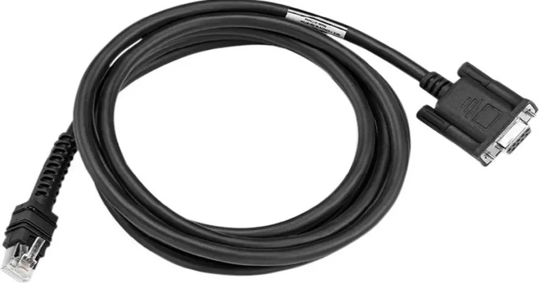 Zebra CBA-RF5-S07ZAR Seriële Kabel - DB-9 naar RJ-45 - 0,82m - Zwart