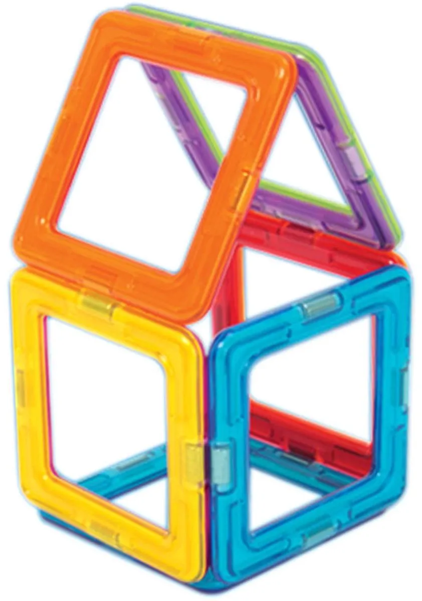Magformers Square Set Magnetische Bouwset - 6 Onderdelen - Multi