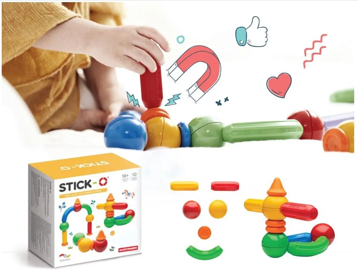 Magformers Square Set Magnetische Bouwset - 6 Onderdelen - Multi