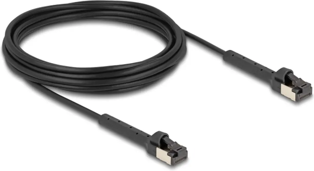 Delock Cat.6A U/FTP RJ45 Kabel - 5m - Zwart