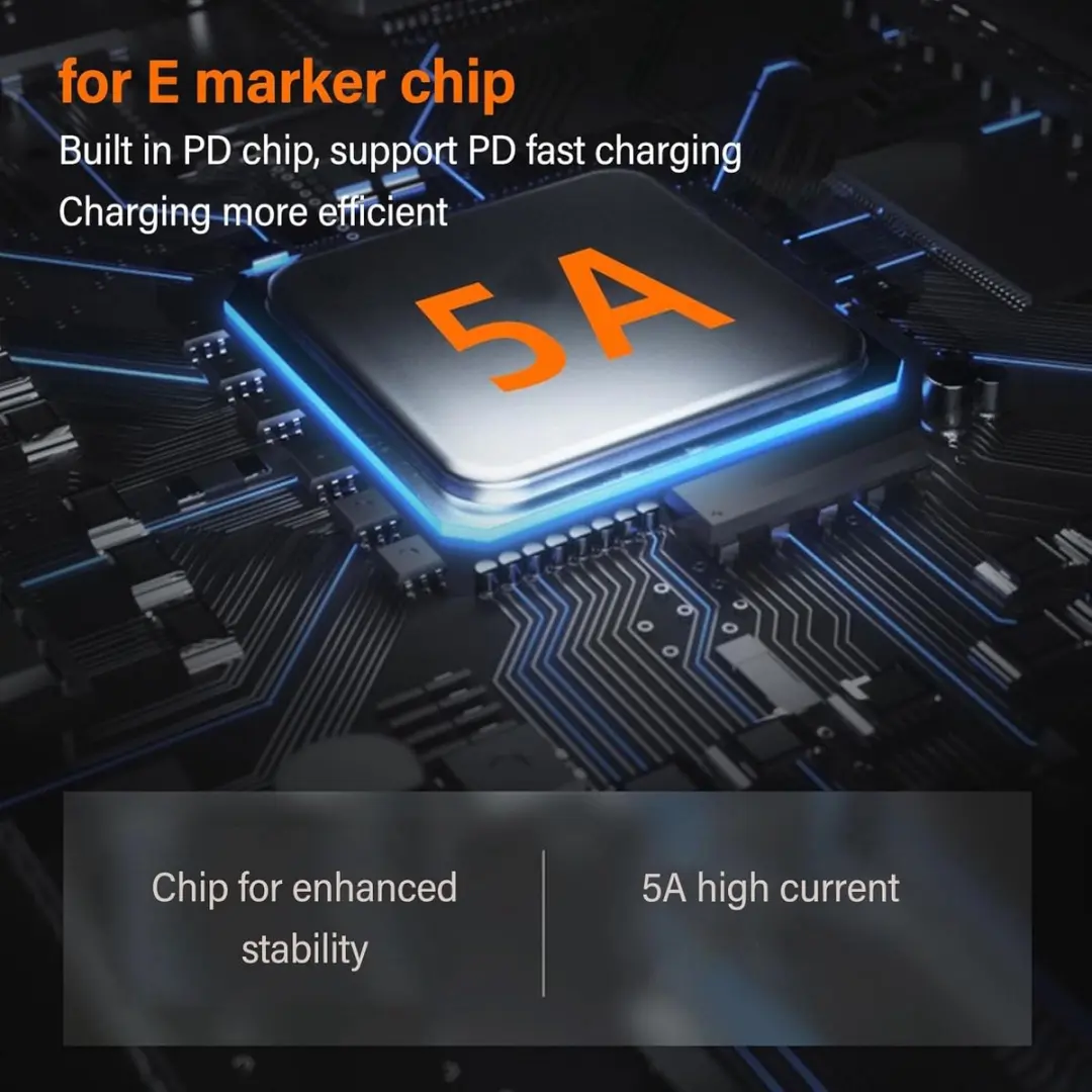 NÖRDIC USB-C naar DC 4,5x3,0mm Adapter 100W - Zwart