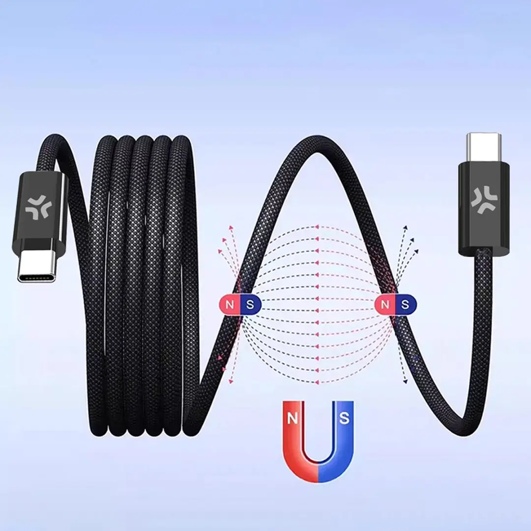 Celly USB-C Magnetische Kabel 1m