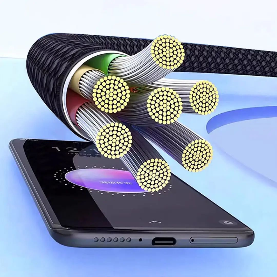 Celly USB-C Magnetische Kabel 1m - Zwart