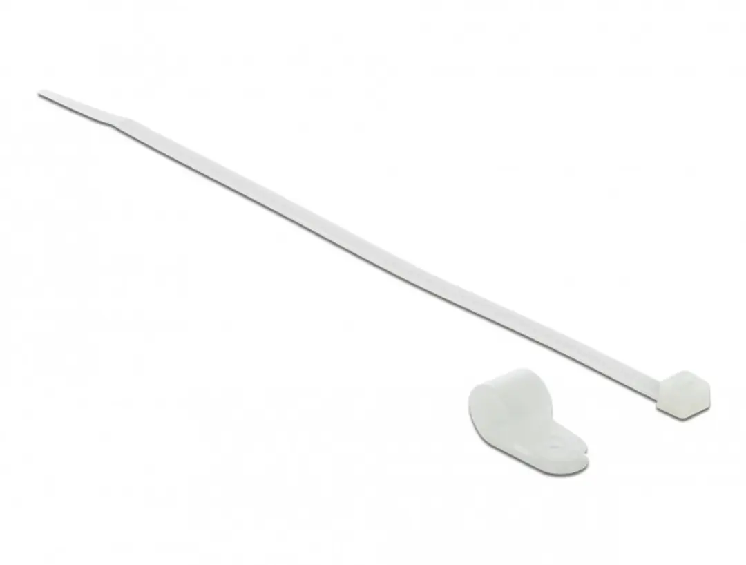 Delock Tie-wraps 4,8mm - 300mm - Transparant - 10 Stuks