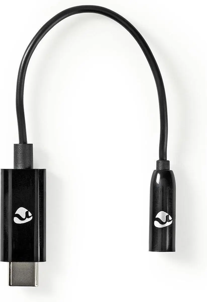 Nedis USB-C Adapter 3,5mm Vrouwelijk - 15cm - Zwart