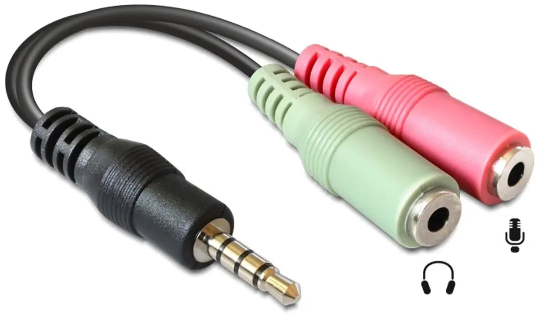 Delock 3,5mm Headsetadapter OMTP