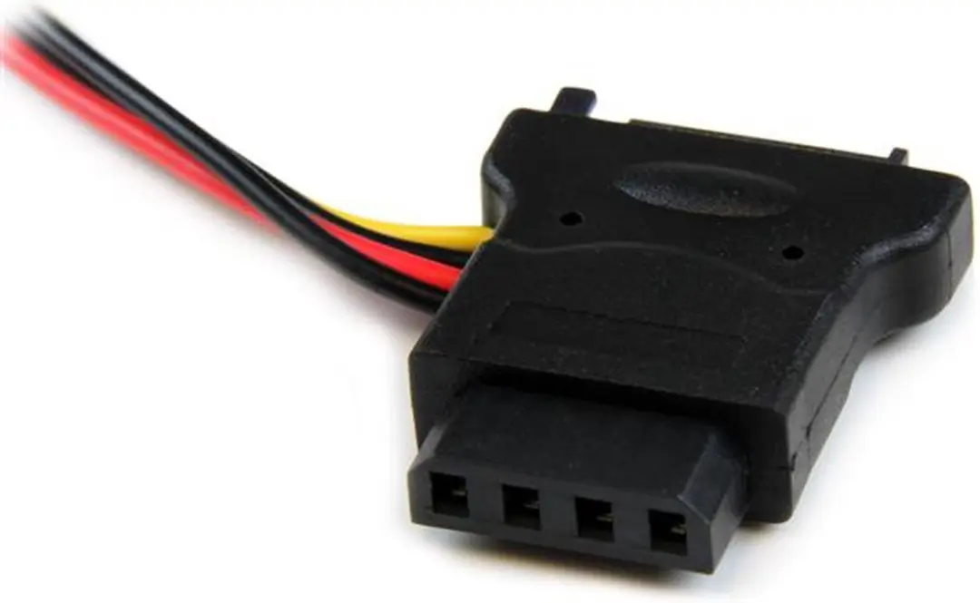 Startech SATA naar LP4 Verloopkabel - Zwart