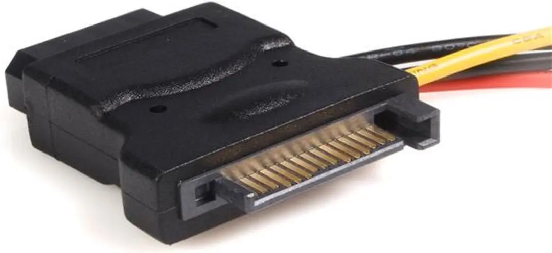 Startech SATA naar LP4 Verloopkabel - Zwart