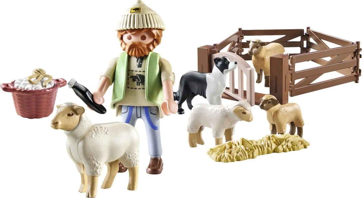 Playmobil Country Jonge Herder met Schapen 71444 - Multicolor