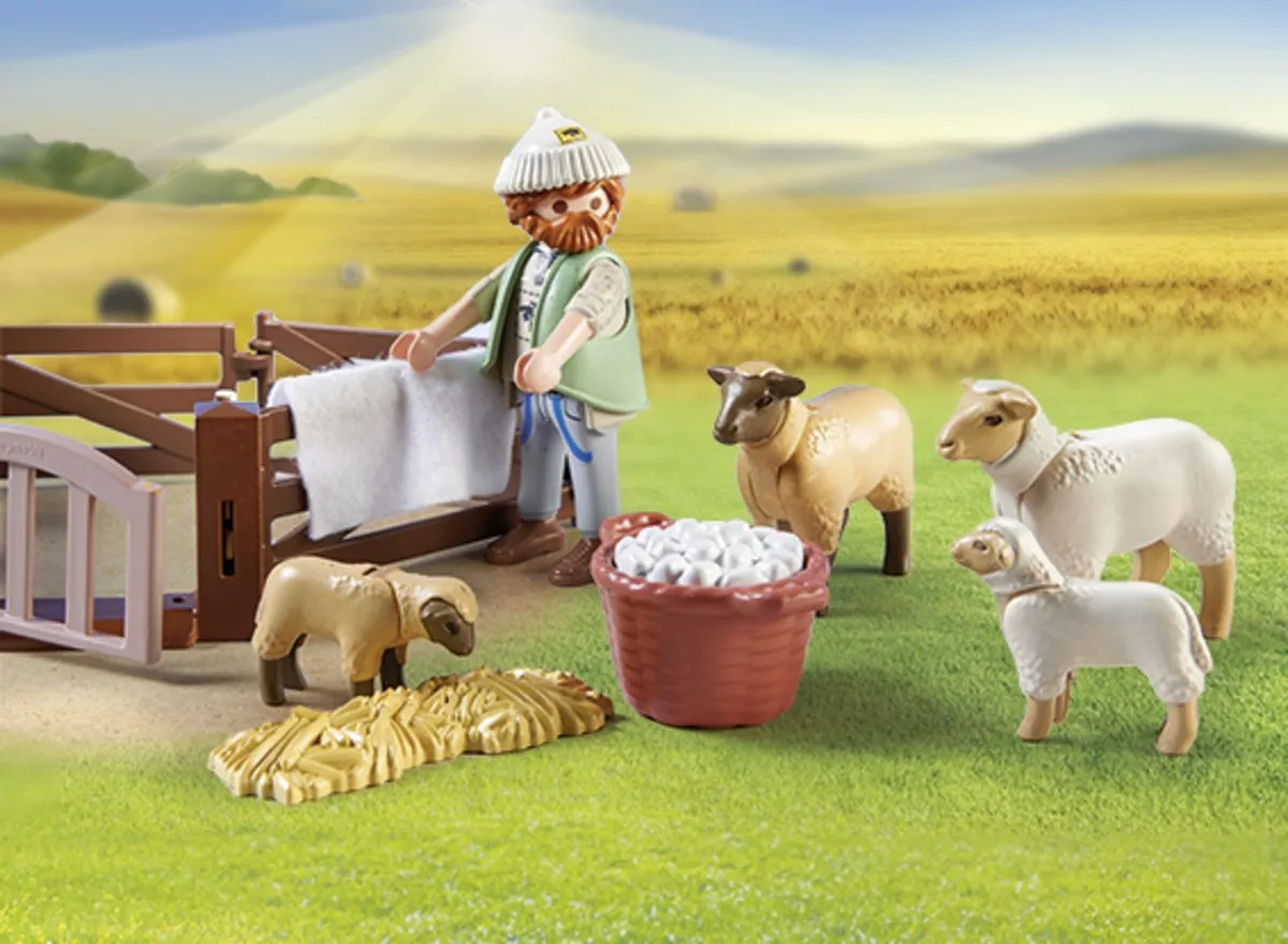 Playmobil Country Jonge Herder met Schapen 71444 - Multicolor