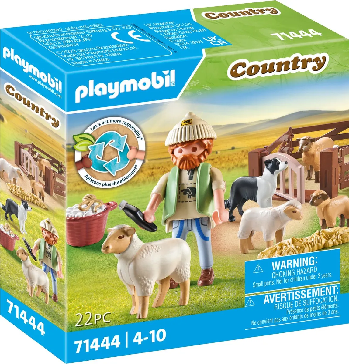 Playmobil Country Jonge Herder met Schapen 71444
