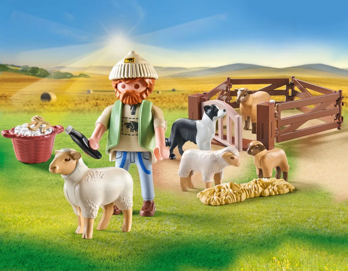 Playmobil Country Jonge Herder met Schapen 71444 - Multicolor