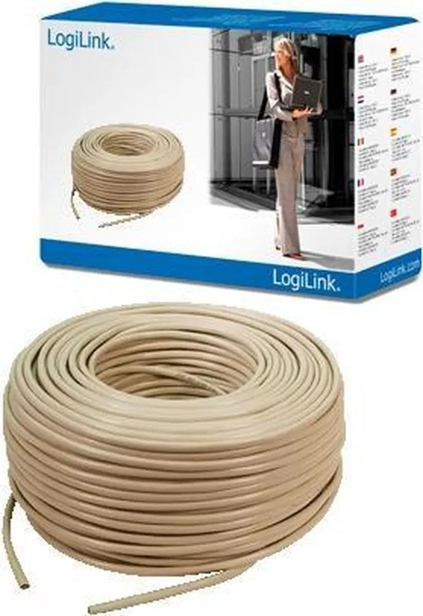 Logilink CAT6 Netwerkkabel 305m - Grijs