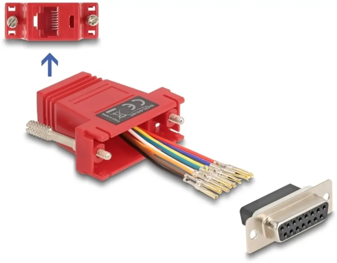 Delock D-Sub 15 naar RJ45 Adapterkit