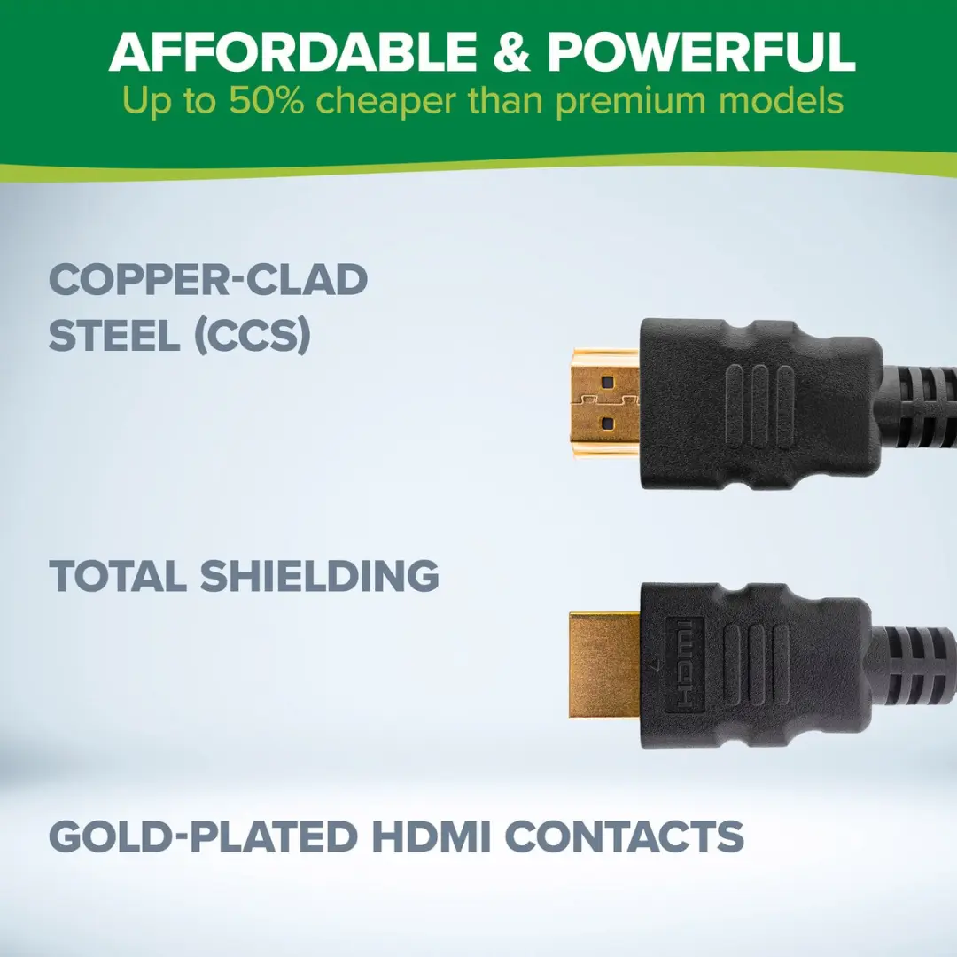 InLine HDMI High Speed met Ethernet Kabel 2m - Zwart