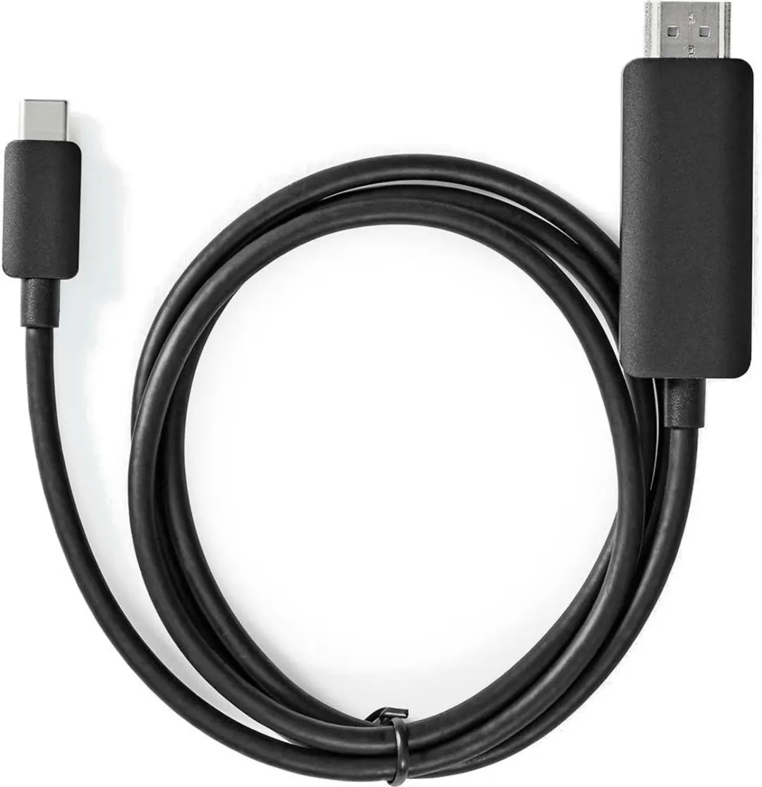Nedis USB-C naar HDMI Adapter CCGB64655BK20 - 4K@60Hz - 2m - Zwart