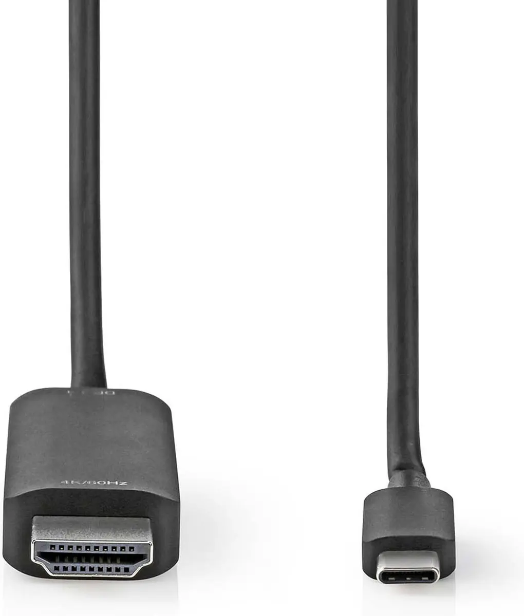 Nedis USB-C naar HDMI Adapter CCGB64655BK20