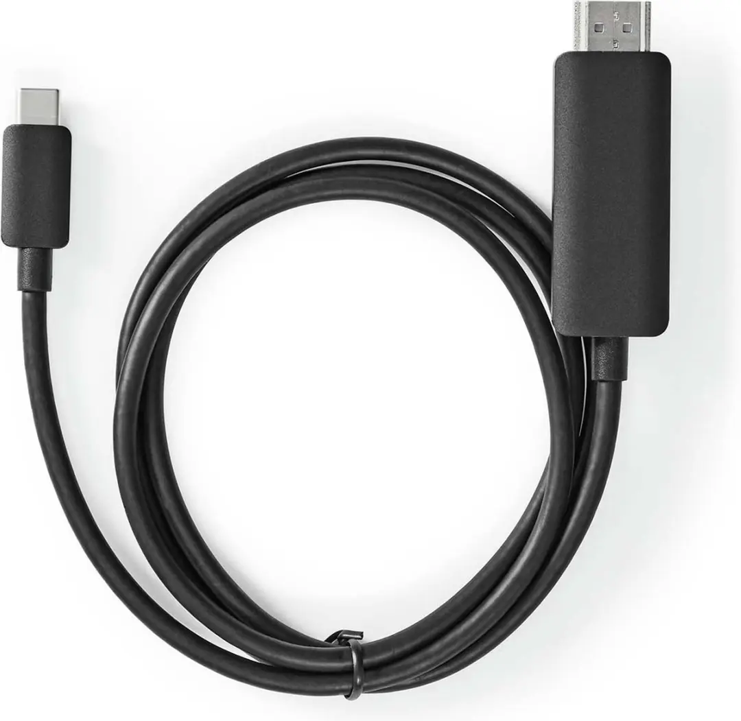 Nedis USB-C naar HDMI Adapter CCGB64655BK20 - 4K@60Hz - 2m - Zwart