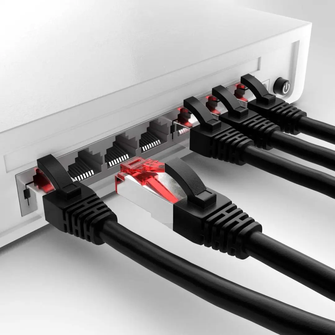 Goobay Wentronic 68700 Cat 6 UTP-kabel RJ45 5m - Zwart