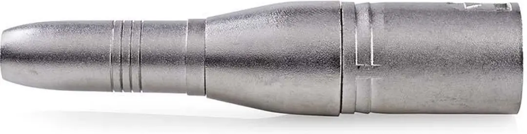 Nedis XLR 3-Pins Male naar 6,35mm Female Adapter