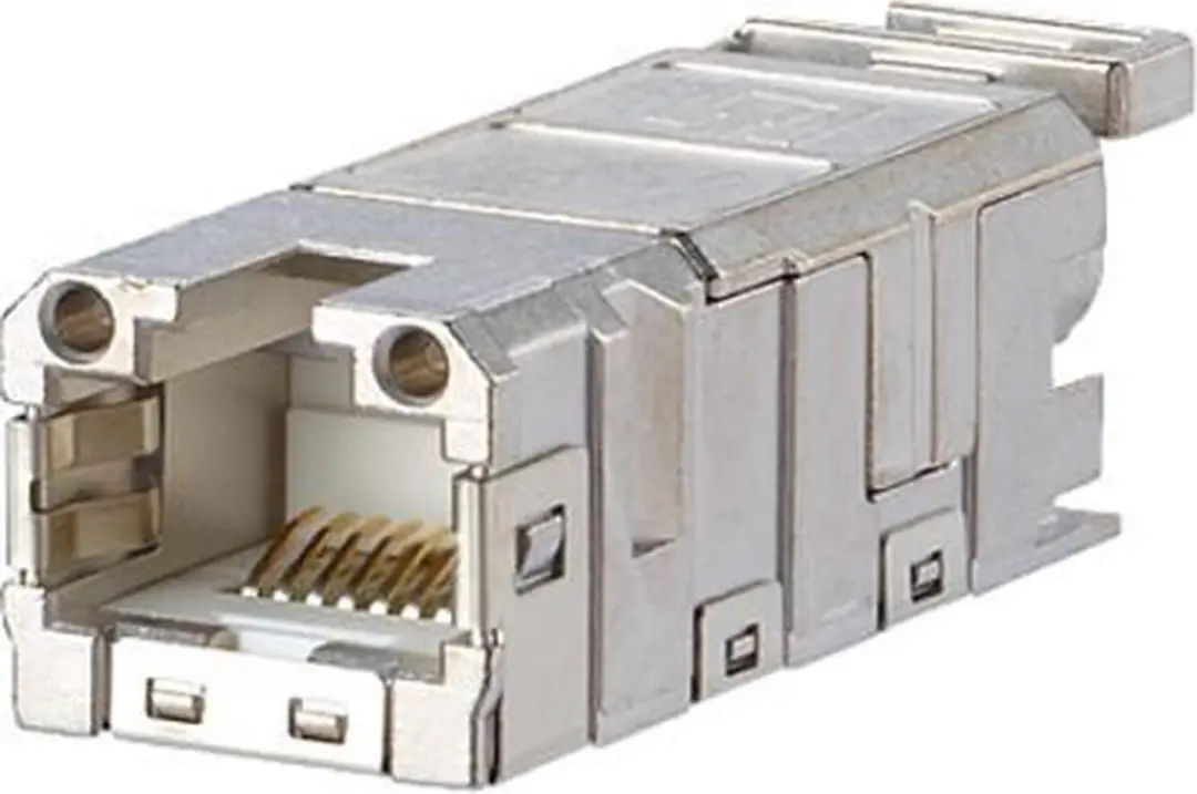 Metz Connect 1401100810MI RJ45-inbouwbus 8P8C - Grijs