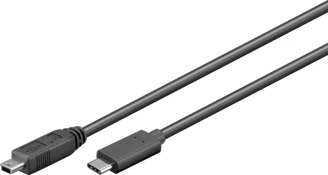 Goobay USB Mini B naar USB-C Kabel 0,5m