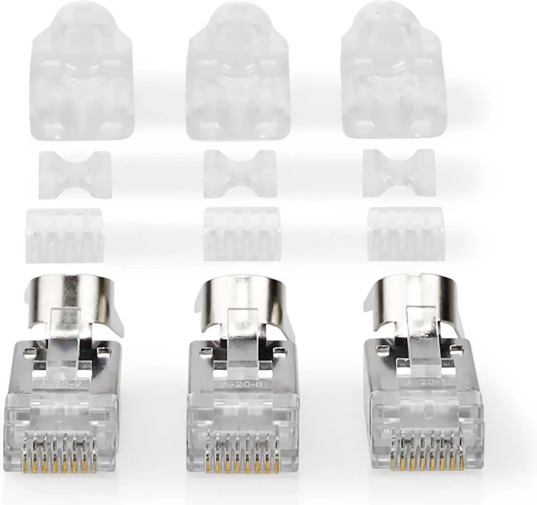 Nedis RJ45 Pass Through CAT7 FTP Connector
